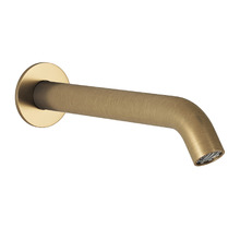 Avalon Fluted Acrylic Bath with Antique Brass Spout & Wall Mixer Package